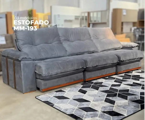 Estofado 3.50 Martins molas ensacadas super confortável 