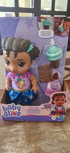 Boneca baby alive morena Gulosemas Magicas NOVA