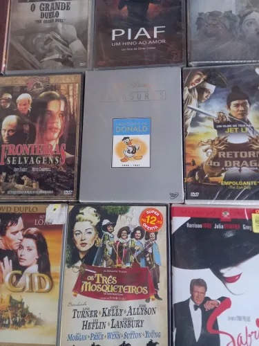 Coleção de DVDs Diversos ainda lacrados - Filmes e Desenhos