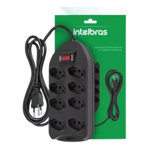 PRONTA ENTREGA | Filtro de Linha Intelbras 8 Tomadas Epe 1008+