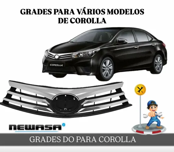 GRADE RADIADOR COROLLA 2015/17
