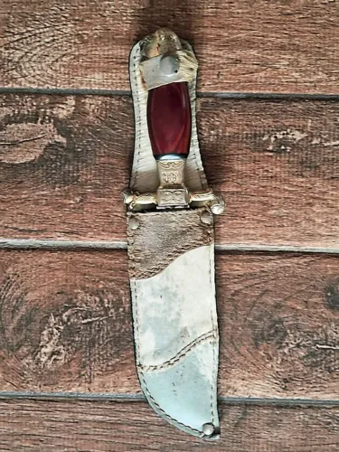 Faca antiga tramontina cabeça de leão 