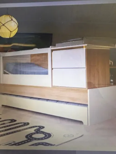 Berço Cama Multifuncional 7 em 1 Sol e Mar Divicar em estado de novo