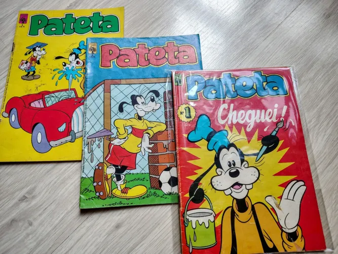 Revistas Pateta números 1 2 e 3 - Raras! gibis , HQ