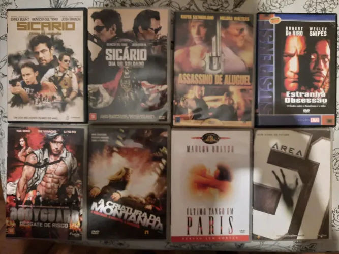 8 DVDS ORIGINAIS