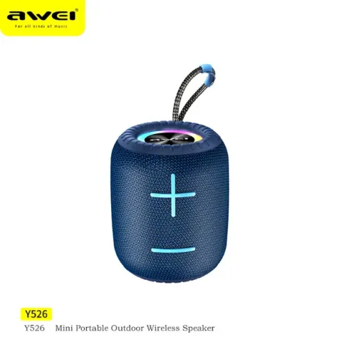 Caixa de Som Bluetooth 6W Outdoor Y526 TWS Resistente à Água IPX5 Awei