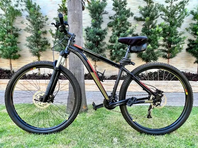 Mountain Bike Caloi Moab, Aro 29, Freio a Disco Hidráulico e Câmbio Shimano Alivio