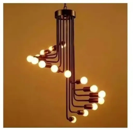 Luminária Elegante de Teto 16 lâmpadas seminovo