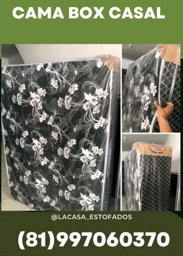 Cama Box Casal - Conforto e Qualidade