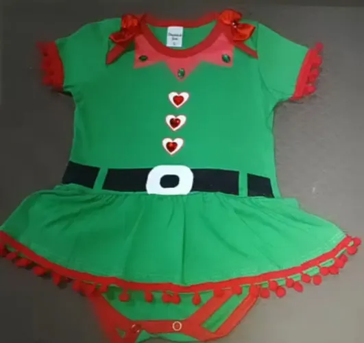 Vestido para bebe natal 