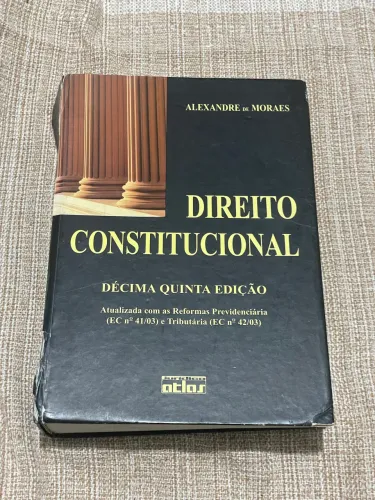 Direito Constitucional - Alexandre de Moraes - Doutrina - 15ª Edição - Ótimo Estado