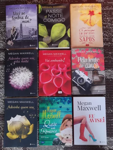 Coleção de livros Megan Maxwell - Romance e Emoção