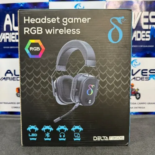 HEADSET GAMER RGB WIRELESS - DELTA FB505