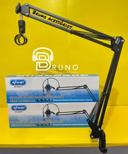 Suporte Articulado para Microfone Knup 
