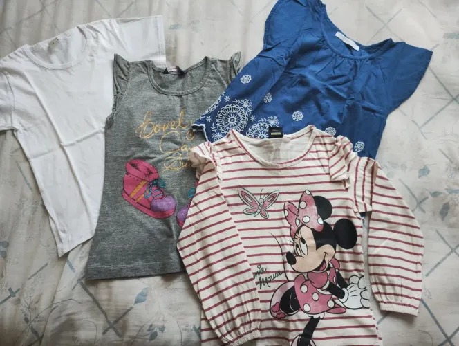 Lote Blusas Menina 5 anos