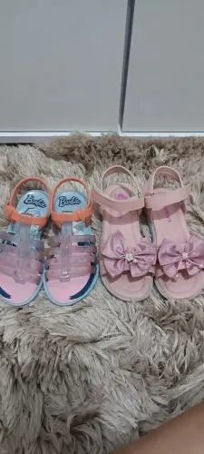 Duas percata infantil número 27 feminina