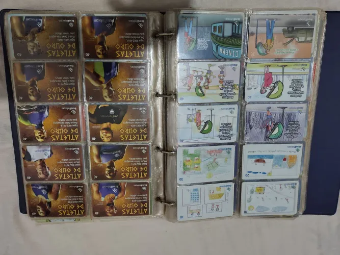 Cartões Telefônico coleção.