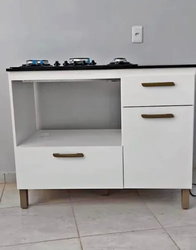 Balcão de Cozinha Branco