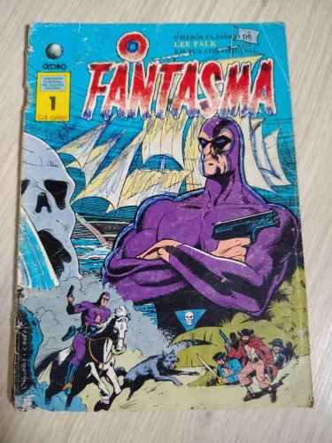Gibi O Fantasma número UM, editora Globo. Ano 1989.