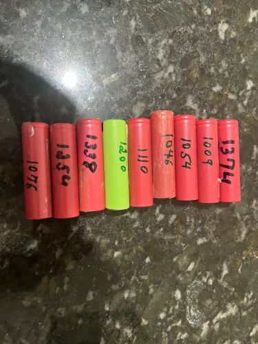 Células de lítio 18650 - testadas