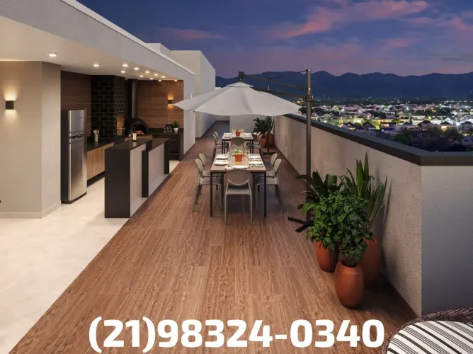 Seu novo lar com conforto e qualidade de vida, apartamento no Recreio 2 quartos com suíte.