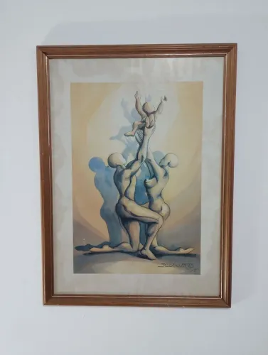 Réplica original da obra "Monumento a saúde"