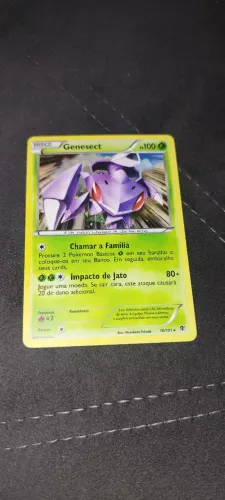 Card Pokémon Genesect Raro - Edição 10/101 em Português, Ideal para Colecionadores!