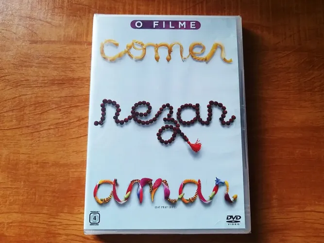 DVD Comer Rezar Amar com Julia Roberts 