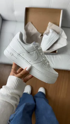 Nike Air Force 1 Branco Unissex Luxo