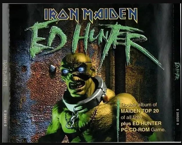 IRON MAIDEN - ED HUNTER TRIPLO BOX com DUPLO CD + GAME CD