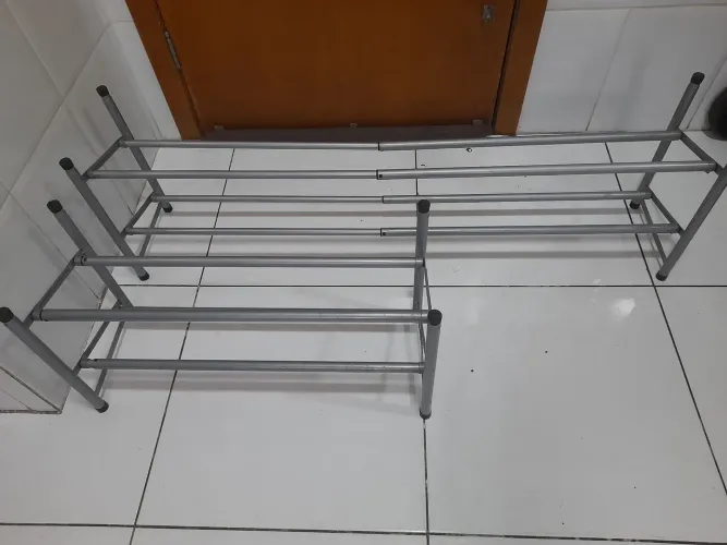 Sapateira dupla deslizante de metal