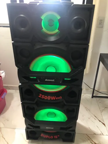 CAIXA AMVOX TERREMOTO 2500 RMS!! SUPER NOVA!!