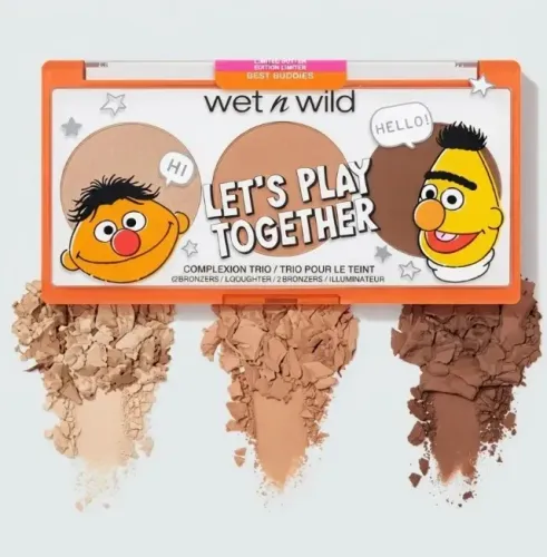 wet n wild paleta de rosto contorno bronzer e iluminador
