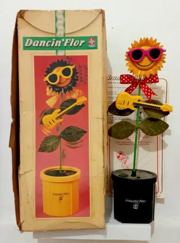 Brinquedo Dancing Flor Estrela Anos 80 Não Funcionando