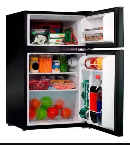 Geladeira com freezer frigobar EOS EFB140D con capacidad de 88L -preto