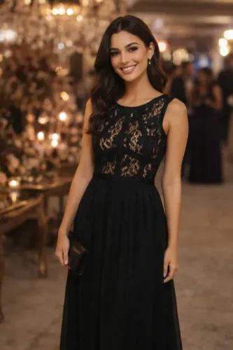 Vestido de Festa Preto | Comprado nos EUA | Tam G