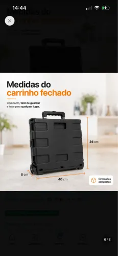 Carrinho de compras