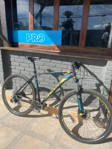 Bicicleta oggi 7.0 tamanho com relação Deore