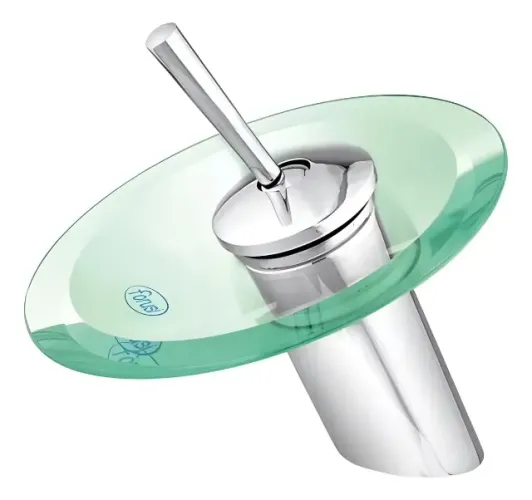 Torneira Cascata Monocomando Water Glass Forusi - Cromado - NOVA