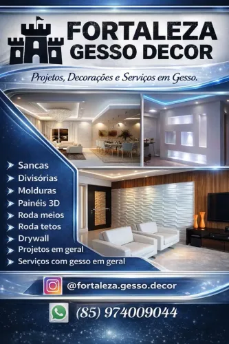 Gesso Decoração reformas e pintura em geral 
