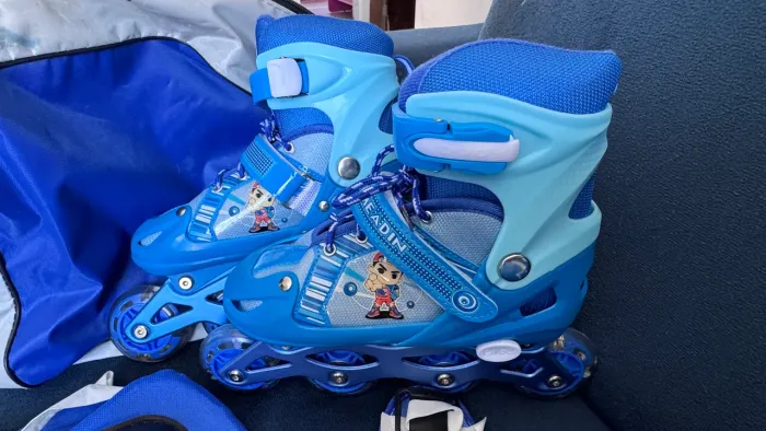 Patins Masculino Azul  - Novo