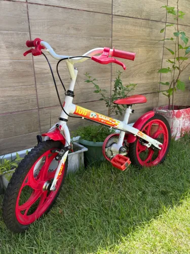 Bicicleta Infantil Caloi Luli Aro 16 - Branco