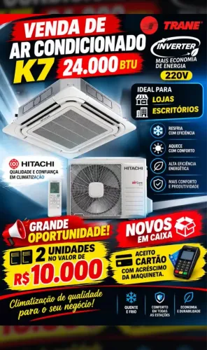 Ar condicionado 24.000 Btu 