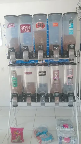 Expositor de ração para comércio bom todo 