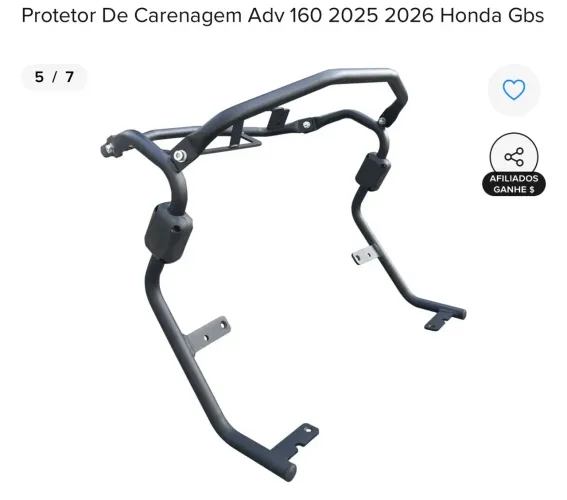 Protetor de carenagem adv 150/160 Honda