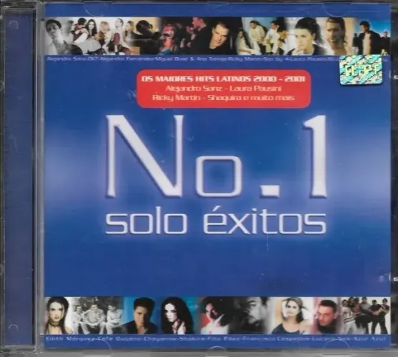 CD: N.º 1 -- Solo Exitos (c/ Lucero; Shakira; Laura Pausini; OV7; Alejandro Sanz)