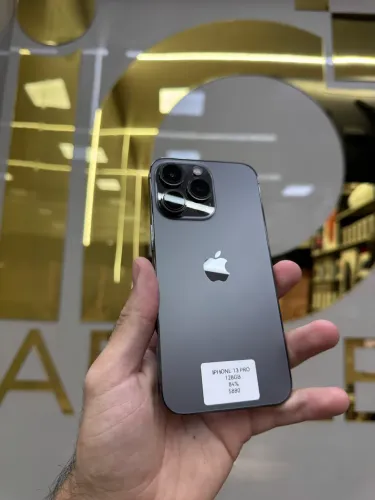 IPHONE 13 PRO 128GB PRETO 5G TELA TROCADA SEMI NOVO PROMOÇÃO JULHO