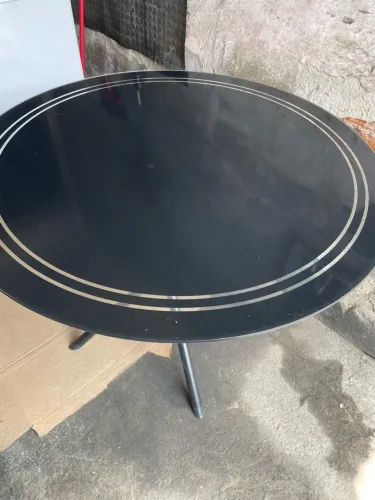 Mesa de Vidro Redonda 