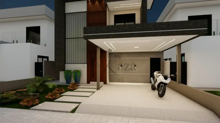 Casa em Construção em Condomínio - Eugênio de Mello - Condomínio Vereda dos Campos - 196m²