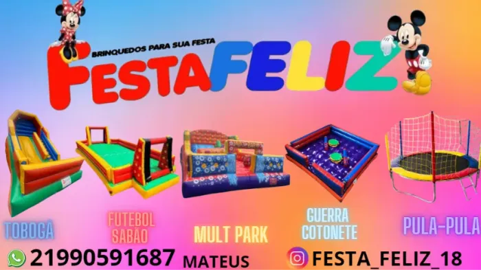 LOCAÇÃO DE BRINQUEDOS